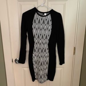 Triangle Pattern Bodycon Dress